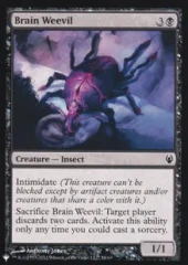 Brain Weevil - The List